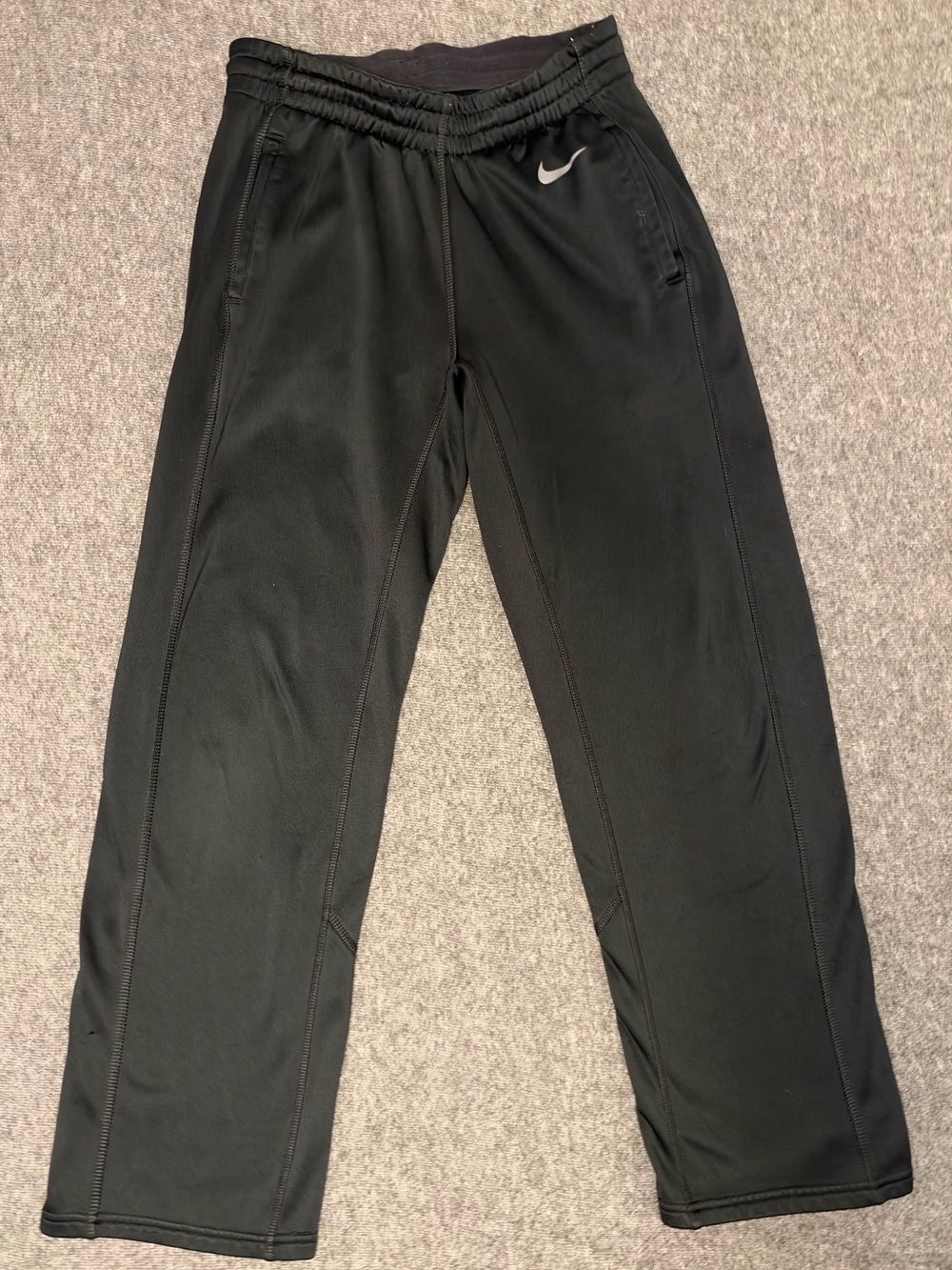 Nike Dri-FIT Black Straight Leg Athletic Training Pants XS